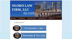 Desktop Screenshot of olokolawfirm.com