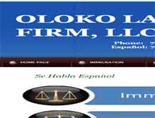 Tablet Screenshot of olokolawfirm.com